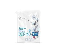 IFA Unnia Jabón de Manos Dermo en Recarga, con Extracto de Algodón, Vitaminas y Proteínas de Leche, pH Neutro, 1 Litro