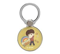iFace TinyTAN Inspirado en BTS Dynamite - Soporte de anillo para smartphone con licencia - Bonito soporte para teléfono / agarre de mano compatible con iPhone, Samsung Galaxy - (Dynamite - j-Hope)