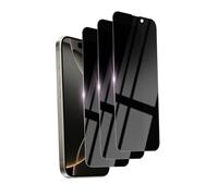 Ifaeveus Paquete de 3 protectores de pantalla de privacidad para iPhone 16 Pro de vidrio templado de 6.3 pulgadas, protector privado, protección ocular antiespía, antiarañazos, cobertura completa