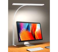 iFalarila 160 LED Lámpara de Escritorio con Pinza, 70CM Lámparas de Mesa más Brillantes 360° Lámpara de Lectura Flexible con Cargador USB para Trabajo Estudio o Lectura-Adaptador Incluido