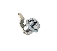 IFAM 000263 - Cerradura de lengüeta niquelada y cuerpo zincado modelo C111 KA forma C llaves iguales