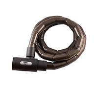 IFAM Antirrobo de Rótulas Moto Modelo Slide, Cable de Acero Reforzado con Blindaje Articulado, 1.20 MT Longitud, Candado Articulado Pitón Alta Flexibilidad, Color Gris, Seguridad y Protección