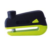 IFAM Antirrobo para Freno de Disco Moto, Modelo Grid75, Color Amarillo, 5.5 mm Diámetro, Incluye 3 Llaves, Compacto y Seguro, Acero Endurecido