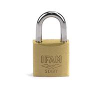 IFAM Candado Antirrobo SR30 Gama Start, 30 mm, Arco Normal, Sistema Doble Enganche, Incluye 2 Llaves de Serreta, Resistencia y Fiabilidad, Ideal para Maletas, Taquillas, Cajones y Cajoneras, Talleres
