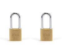 IFAM Candado Antirrobo SR30AL Gama Start, 30 mm, Arco Largo, Sistema Doble Enganche, Incluye 2 Llaves de Serreta, Resistencia y Fiabilidad, Ideal para Maletas, Taquillas, Cajones y Cajoneras, Talleres