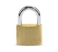 IFAM Candado Antirrobo SR50 Gama Start, 50 mm, Arco Normal, Sistema Doble Enganche, Incluye 2 Llaves de Serreta, Resistencia y Fiabilidad, Ideal para Maletas, Taquillas, Cajones y Cajoneras, Talleres