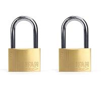 IFAM Candado Antirrobo SR60AL Gama Start, 60 mm, Arco Largo, Sistema Doble Enganche, Incluye 2 Llaves de Serreta, Resistencia y Fiabilidad, Ideal para Maletas, Taquillas, Cajones y Cajoneras, Talleres