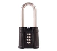 IFAM Candado Combinación, Modelo Black Force APN, Recubrimiento Anticorrosión, Sistema de Doble Anclaje, Uso Exteriores, Anti Golpes, Arco Acero Endurecido, Máximo Nivel de Seguridad, Color Gris