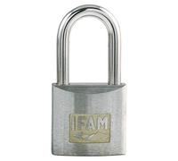 IFAM Candado Serie Z, Modelo Z35AL, Arco Largo, 35mm, Acero Cromado, Seguridad y Resistencia a la Intemperie, Uso en puertas exteriores, garajes, cobertizos, portales, armarios, Aleación de Zinc