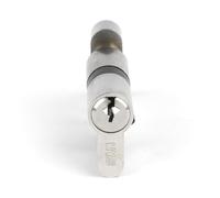 IFAM Cilindro Start STSP3030N, Cerradura Seguridad Cilíndrica Acabado en Níquel, 30x30mm, Con Plomo, Incluye 3 Llaves de Serreta de Acero Niquelado, Cilindro Perfil Europeo, Puerta Interior y Exterior