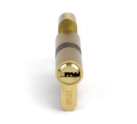 IFAM Cilindro Start STSP3030L, Cerradura Seguridad Cilíndrica Acabado en Latón, 30x30mm, Con Plomo, Incluye 3 Llaves de Serreta de Acero Niquelado, Cilindro Perfil Europeo, Puertas Interior y Exterior