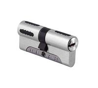 IFAM Cilindro Puerta Exterior WX1000 30x40 Color Níquel, Bombin Cerradura Alta Seguridad, Perfil Europeo, Incluye 5 llaves, Protección Antirrotura, Antitaladro, Antibumping