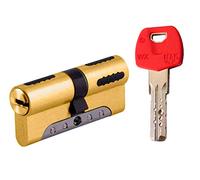 IFAM Cilindro Puerta Exterior WX1000 35x35 Color Latón, Bombin Cerradura Alta Seguridad, Perfil Europeo, Incluye 5 llaves, Protección Antirrotura, Antitaladro, Antibumping
