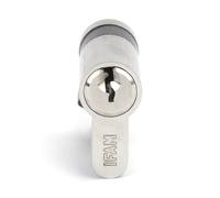 IFAM Cilindro Start STS1030N, Cerradura Seguridad Cilíndrica Acabado en Níquel, 10x30mm, Incluye 3 Llaves de Serreta de Acero Niquelado, Cilindro Perfil Europeo, Cerradura Puertas Interior y Exterior
