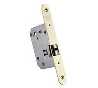 IFAM Picaporte para Puertas W170 RHL, Frente Redondo, Acabados en Latón, Entrada 70 mm, Cerradura Puerta Interior y Exterior, Seguridad, Antiganzúa, Cerrojo, Sistema Antirrobo, Pomo, Manivela, Cierre