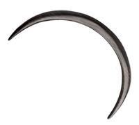 IFANLANDOR Horquilla de pelo de luna, horquilla para el cabello, madera, negra, 11,5 cm, para mujeres, moño de princesa, prom y recital