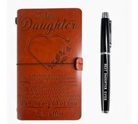 Ifasilty Daughter Gifts from Mom Leather Journal with Accessories Pen
