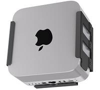 IFCASE Diseño de disipación de calor, antiarañazos, interior de aluminio debajo del escritorio, pared, soporte Vesa para Mac Studio M4 M3 M2 M1 Max/Ultra (negro)