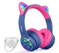 IFECCO Auriculares Bluetooth para Niños Bluetooth 6.0 con Micrófono