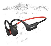 IFECCO Auriculares Conduccion Osea Natacion,IP68 Resistente al Agua | Auriculares para Nadar Correr Ciclismo,con 8G Mp3,Cascos para Natacion,Bluetooth 6.0,Oído Abierto