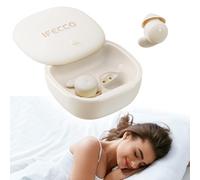 IFECCO Auriculares para Dormir, Cascos Pequeños Bluetooth 5.4 pour Les Personnes Dormant Sur Le Côté,Impermeables Inalámbricos Auriculares Invisibles para Viajes, Trabajar, Deportes