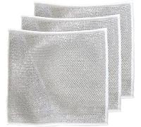 IFFANY Paño de Cocina de Alambre Multiusos antiarañazos, Estropajo de Acero Inoxidable húmedo y seco, Estropajo para Cubiertos y Fregadero, paño de Cocina Reutilizable, paño de Cocina de Alambre