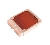 IFFSUEVL Disipador de Calor Industrial de Doble Capa con refrigeración por Agua de Cobre, Rosca de Tubo Redondo TSRP-ZT-120TG