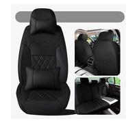 IFHSKFH Fundas Asientos Coche para Chevy Speak para Captiva para Lova para Equinox Accesorios Interiores Funda Universal para Asiento Coche Cubreasientos Coche Piel(Black A)