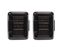 IFHSKFH traseras Para Jeep Para Wrangler JK JKU 30W Luz de marcha atrás Diseño luz circulación diurna Conjunto luces coche Lámpara trasera LED Versión europea Luces de freno(Negro)