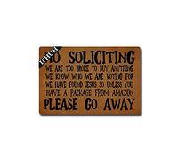 IFHUH Tapete Divertido de Bienvenida para Puerta Delantera, de Goma, Antideslizante, Divertido tapete para Interiores y Exteriores, 60 cm de Ancho x 40 cm de Largo