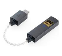 iFi GO link - DAC y amplificador - Adaptador USB-C a 3,5 mm - Mejora el sonido de los auriculares de cualquier dispositivo - Cable flexible de 3,5 mm chapado en oro - Hi-Res 32-bit/384kHz/DSD256/MQA