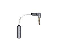 iFi iEMatch 4.4mm Balanced Male to Female Headphone Jack In-Ear-Monitor Audio Amplifier/Optimizer/Attenuator. Incluye tapones de espuma suave para los oídos y bolsa de viaje