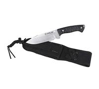 iFIELD Cuchillo de caza deportivo modelo Workout EL29102, hoja de 15cm MOVA satinado, largo total 27,5cm, incluye funda táctica de nylon, herramienta de camping para pesca, caza, actividad deportiva