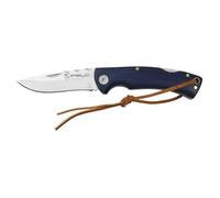 iFIELD Navaja de Madera Camper EL29039, Mango Stamina Azul, con cordón, Hoja de Acero INOX de 8,5 cms, Herramienta de Camping para Pesca, Caza, Actividad Deportiva