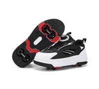 IFIKK Niños y Adolescentes 2 en 1 Zapatos con Ruedas, diseño de Cuatro Ruedas, Ruedas Invisibles, Zapatillas Deportivas al Aire Libre, Tallas Grandes para niñas y niños