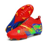 IFIKK Zapatillas de fútbol para hombre High Top Spike Cleats Athletics Unisex Niños Profesional Entrenamiento, Aps005, 46 EU