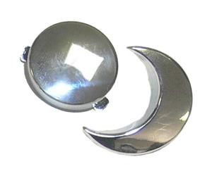 IFINGER Boton pulsador Media Luna Compatible para con Cisterna de Inodoro Roca Victoria Taza WC Water