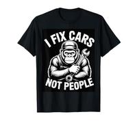 IFix Coches No Personas Mecánico Reparación Automóvil Chicos Camiseta