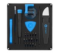 iFixit Essential Electronics Toolkit, Juego de herramientas con 16 puntas de precisión (4 mm) y mango destornillador para reparar moviles, consolas