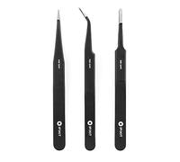 iFixit Precision Tweezers Set, Juego de pinzas de precisión con 3 tipos diferentes para reparar tu dispositivo electrónico como móvil, tableta, laptop