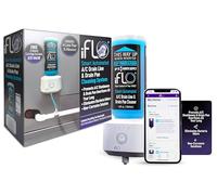 iFLO® Smart Automated - Limpiador de línea de drenaje de aire acondicionado para sistema HVAC, sin obstrucciones, fácil instalación y mantenimiento controlado por aplicación, incluye cartucho