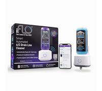 iFLO® Smart Automated - Limpiador de línea de drenaje de aire acondicionado para sistema HVAC, sin obstrucciones, fácil instalación y mantenimiento controlado por aplicación, incluye cartucho