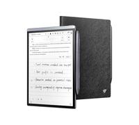 iflytek AINOTE Air 2 Bundle - Funda tipo libro negra, tableta de papel de escritura con IA de 8.2 pulgadas, cuaderno digital con bolígrafo, transcripción de voz a texto, soporte de chatgpt en varios