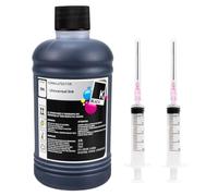 IFNSBUAYW Kit de Recarga de Tinte de Tinta Universal Compatible con DeskJet OfficeJet Printer Cartridge Models 301 305 302 304 XL(1 Black)