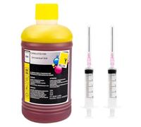 IFNSBUAYW Kit de Recarga de Tinte de Tinta Universal Compatible con DeskJet OfficeJet Printer Cartridge Models 301 305 302 304 XL(1 Yellow)