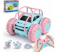 ifollower Coche Teledirigido 4x4 Camión Anfibio, 360° Acrobacias y LED, 15km/h, Carga USB-C Directa, Juguete para Niños 3 4 5 6 7 8 9 10 11 12 Años, Regalo Navidad Cumpleaños