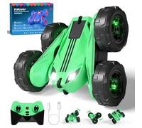 ifollower Coche Teledirigido de Carga Directa USB con luz LED de Color,2.4G Carro Telecomandado Truco de Giro de 360° 4x4 Monster Truck Drift Cars Juguetes Regalo Niña Niño 3-12 Años