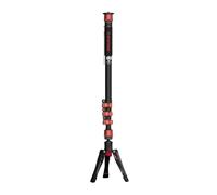 IFOOTAGE Cobra 3 A180F, Monopodd de cámara con base de trípode, monopié de video profesional de aluminio, apto para cámaras réflex y videocámaras (71 pulgadas)