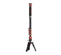 IFOOTAGE Cobra 3 C180F-P,Monopie de Cámara, Monopie de Video Telescópico, Diseño de Pedal Innovador, Adecuado para Cámaras SLR y Videocámaras, Fibra de Carbono (180 cm)