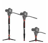 IFOOTAGE Cobra 3 Monopod A180T 71.65" para Cámaras Telescópico Monopod con Pies Aluminio Compatible con Sony Nikon DSLR Cámaras Capacidad de carga de hasta 8 kg